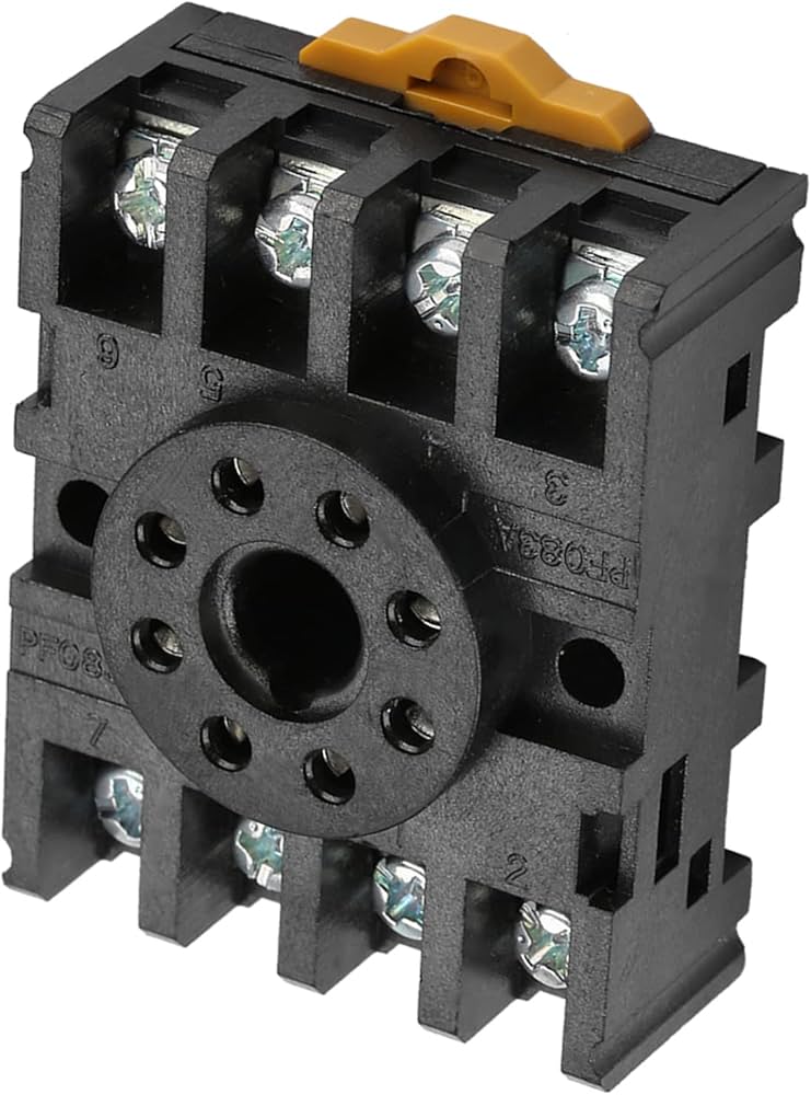 UNO Electromagnetic Relay Base 11-Pin Socket for 24V/220V Plug-In Relay