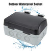 IP66 Waterproof Outdoor Double Socket – 13A UK Sockets with Protective Cover