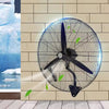 BINOKA AMW27 27" Heavy Duty Industrial Wall Mount Fan — High-Velocity Metal Blade Fan with Adjustable Tilt & Durable Motor