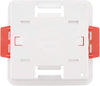 Plastic Recessed Electrical Conduit Box 3″×6″×38 mm – Ideal for Plasterboard / Drywall Mounting