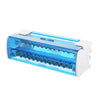 JH8215 Power Distribution Box 11 × 5.5 cm – IP66 Waterproof Junction Box with DIN Rail + 15-Way High-Current Terminal Block