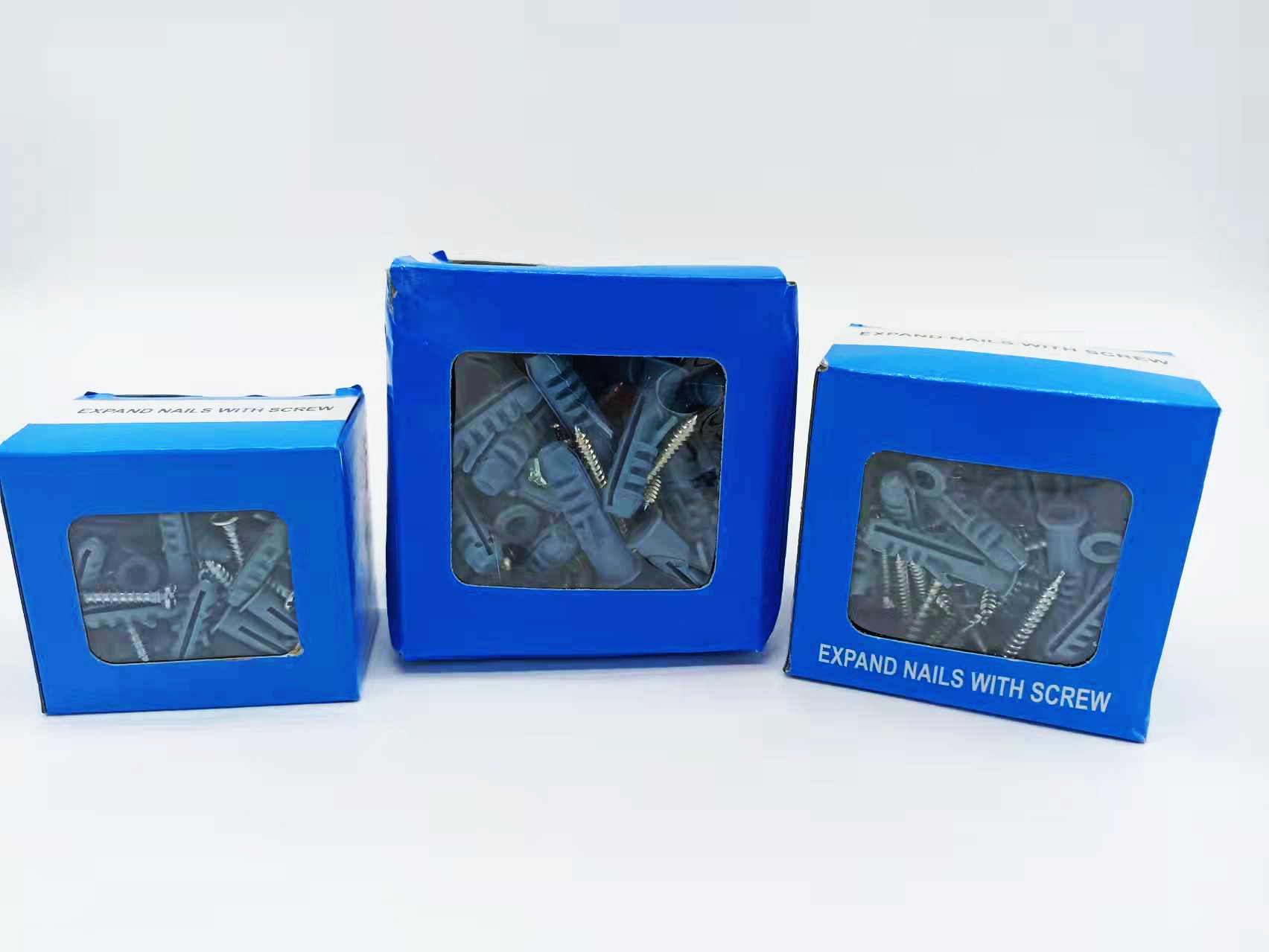 10mm Wall Plugs with 5.0×50 Tapping Screw – 100pcs