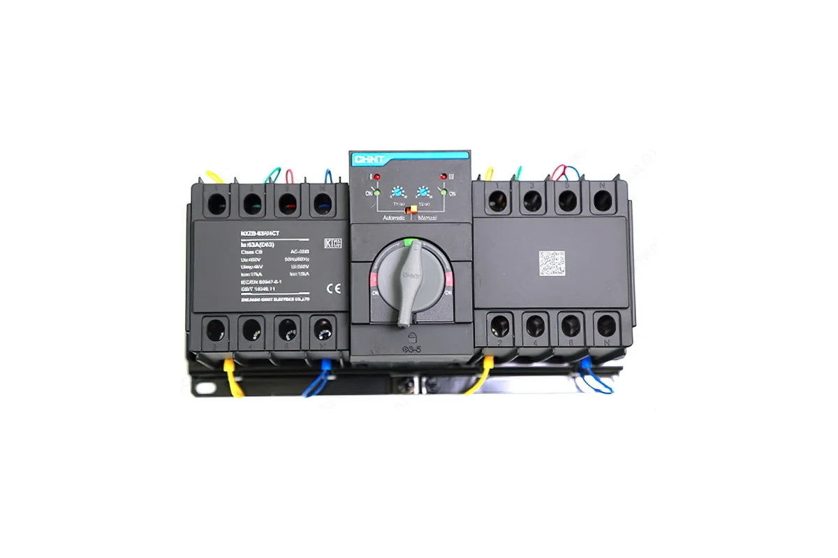 CHINT NXZB-63H/4C 63A D63 4-Pole Automatic Transfer Switch – Compact, Intelligent, 400V, CE Certified