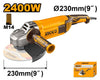 AG24008 2400W Angle Grinder – P1C2 Heavy-Duty
