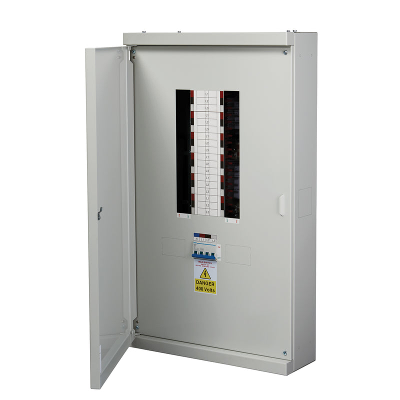 Chint NX9-12G Consumer Unit (Flush Type) – 12 Way Distribution Board, Surface-Mounted Enclosure (Empty)