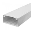 SUIMING White PVC Wall Trunking — 100 × 50 mm × 2900 mm, 1.35 mm Thickness, Heavy-Duty Electrical Cable Management Trunking for Surface Wiring