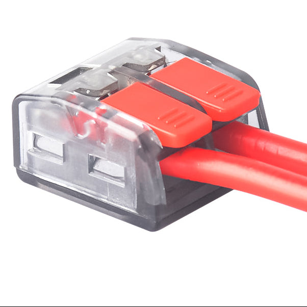 CMK-632 Luminaire Quick Access Connector, 2-Way PA66 Push-In, 32 A / 450 V, 0.2-4 mm²