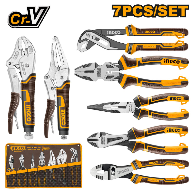 INGCO 7-Piece Pliers Set COS23036 – ING-PS-7PC