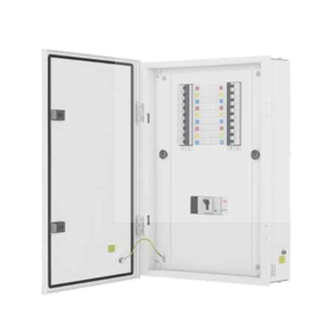 Schneider Electric DBV318MF 6-Way 125A VTPN Flush Distribution Board – Complete with 18× 1P EasyPact MCBs