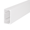 SUIMING White PVC Wall Trunking — 100 × 50 mm × 2900 mm, 1.35 mm Thickness, Heavy-Duty Electrical Cable Management Trunking for Surface Wiring