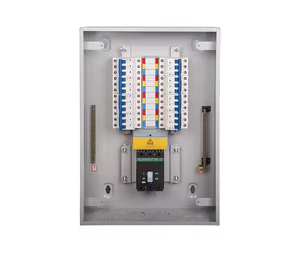 UNO 6 Way Three Phase Distribution Board – 3P 20–250A UNO MCCB Incomer, Complete with 6 UNO 3P MCB Outgoers