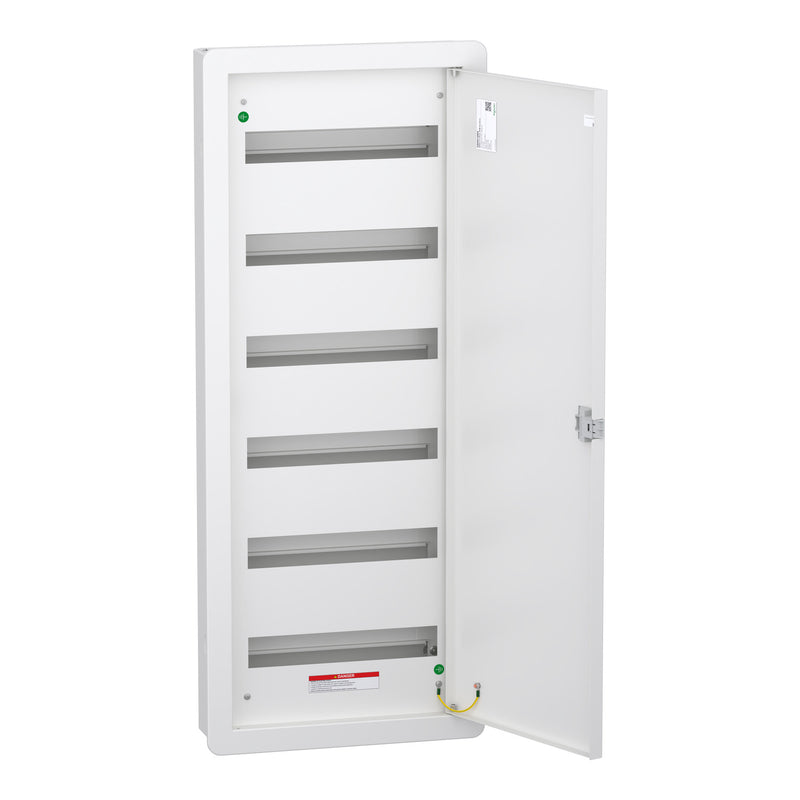 Schneider Electric DBR616MS DBSeT 6-Row 96-Module Surface-Mount Distribution Board (Without MCBs)