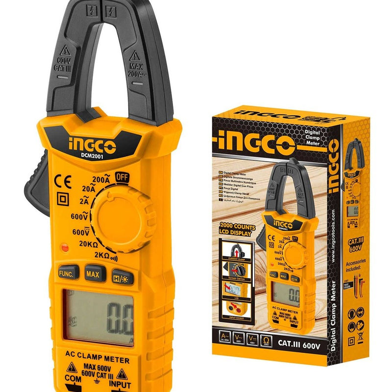 Ingco Digital AC Clamp Meter – DCM6003
