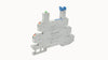 DEGSON DPSF05A-E1-00Z(H) Relay Socket – 1PDT, 6A, Screw Connection, Anti-Touch Cover