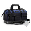 WINHUNT Heavy-Duty Electrician Tool Bag – Wide Mouth Opening, Waterproof Oxford Fabric, Multiple Pockets, Adjustable Shoulder Strap, Includes Organiser Tray