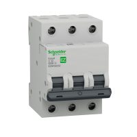 Schneider Electric EZ9F56306 Easy9 3-Pole 6A Miniature Circuit Breaker – C Curve, 6kA, IEC 60898-1