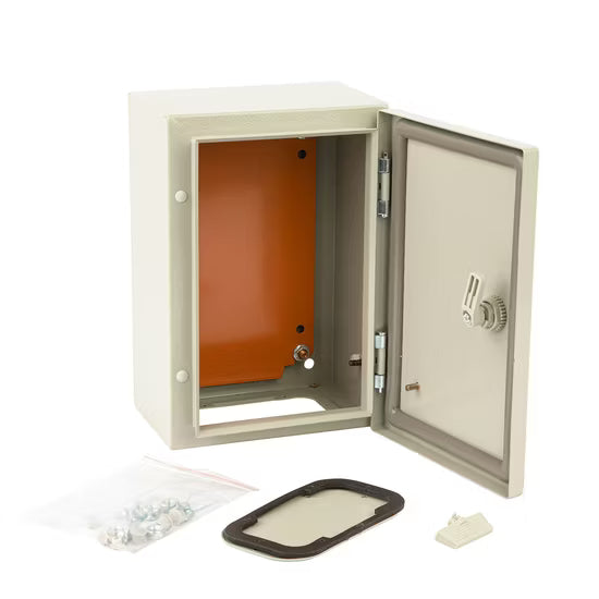 1000×800×250 mm Steel Electrical Enclosure – Extra-Large IP65 Wall-Mount Control Cabinet