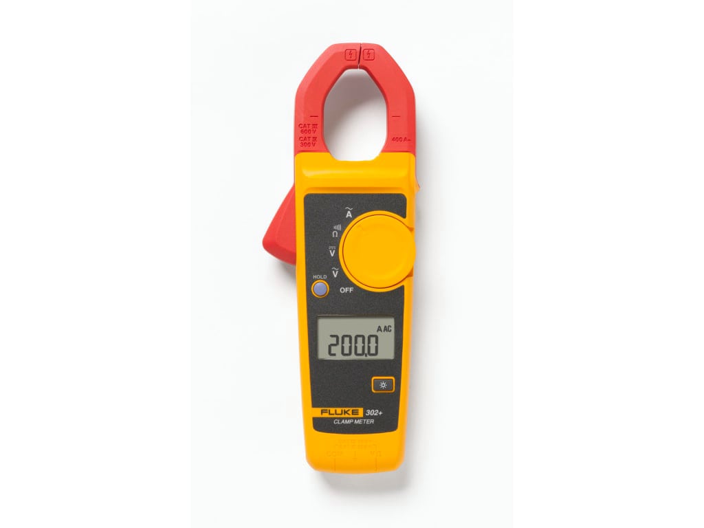 Fluke 302+ Digital Clamp Meter – Compact and Reliable Electrical Testing