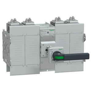 Schneider Electric GoPact MTS630 4P 400A Manual Transfer Switch – GM63D4N4004BEE with External Rotary Handle, Mild Steel Enclosure