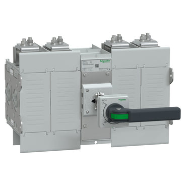 Schneider Electric GoPact MTS630 4P 400A Manual Transfer Switch – GM63D4N4004BEE with External Rotary Handle, Mild Steel Enclosure