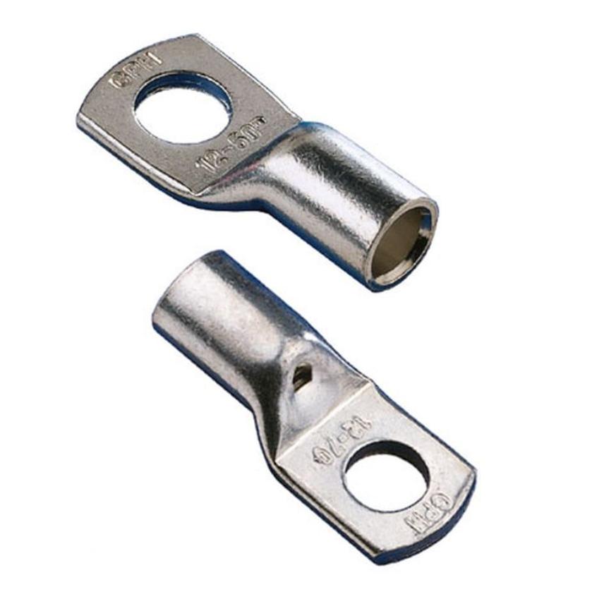 Cable Lug for 25 mm² Conductor – 8 mm Mounting Hole, Tin-Plated Copper