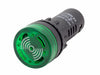 AD16-22SM 24VDC Flashing Pilot Lamp with Buzzer Green