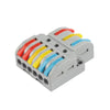 PCT-623 Quick Connector Terminal 3 In-6 Out Lever Wire Connector