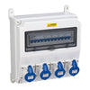 H334317 Waterproof Industrial Socket Distribution Box 2×32A 3-Pin + 2×16A 3-Pin