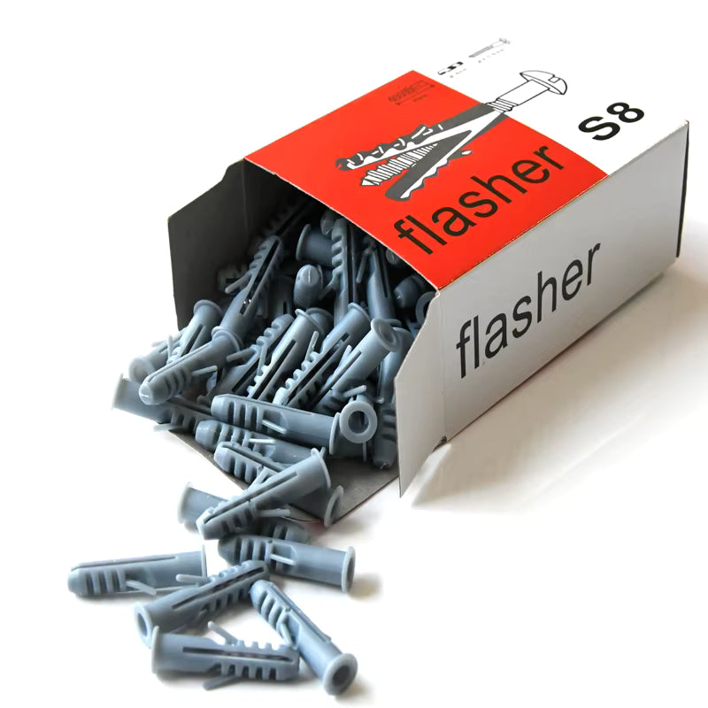Fishrue 8mm Wall Plugs – 100pcs