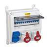 H334317 Waterproof Industrial Socket Distribution Box 2×16A 3-Pin + 2×32A 5-Pin