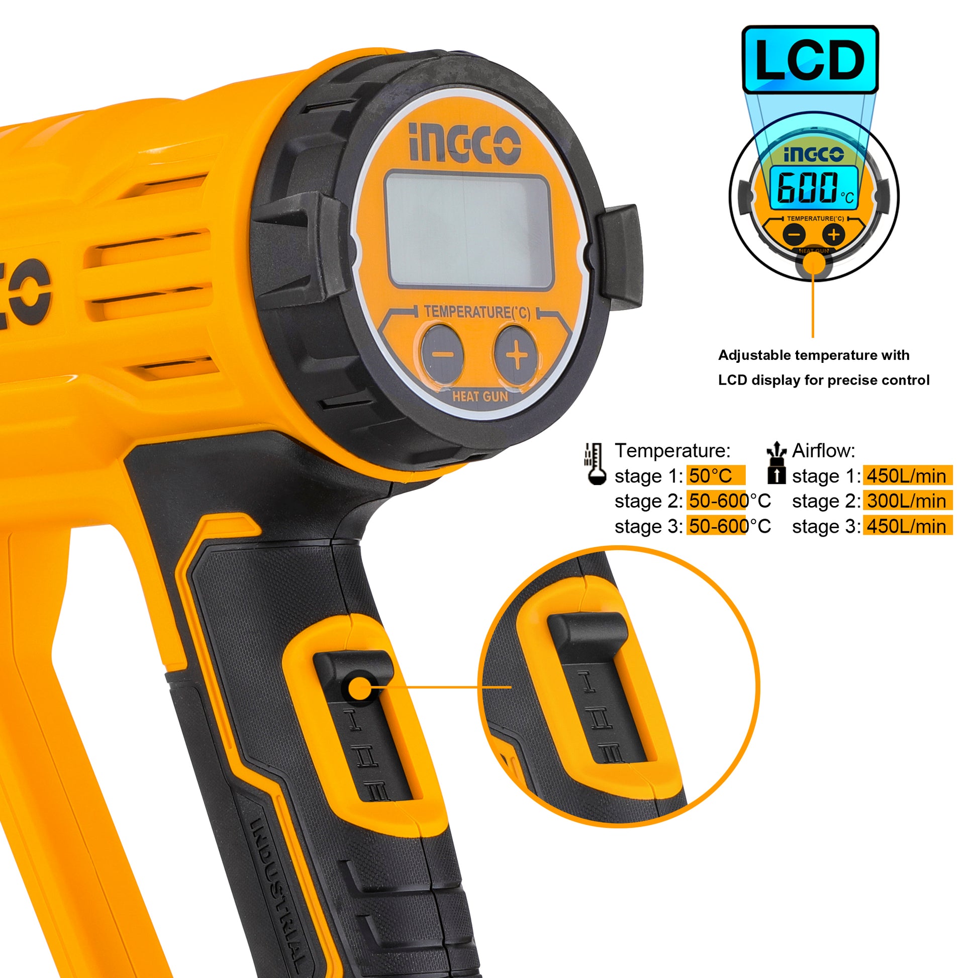 HG200058 Heat Gun – High-Performance Industrial Heat Tool