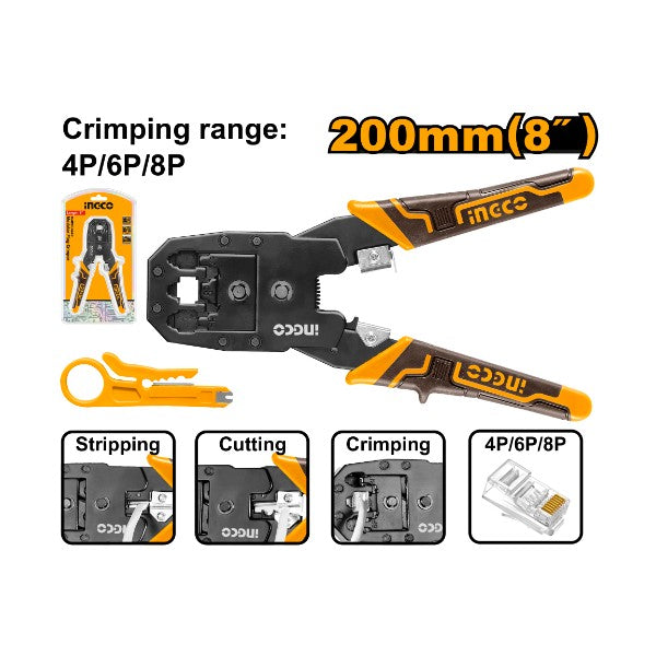 HMPC1468P Modular Plug Crimper – P6C36 Heavy Duty