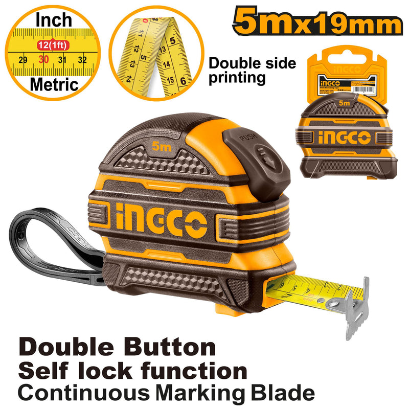 Ingco Steel Measuring Tape HSMT08519