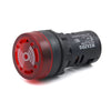 AD16-22SM AC 220V Flashing Pilot Lamp with Buzzer Red