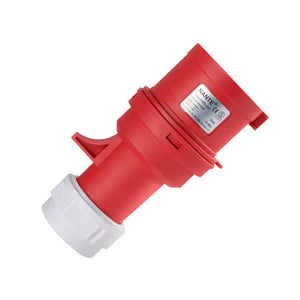 IP44 Industrial Plug 4×16A 380/415V 4-Pin 0141