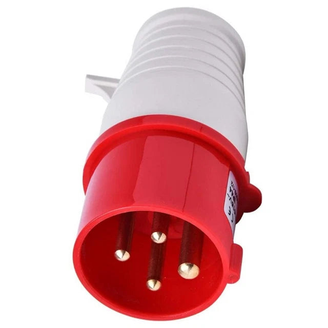 16A 4-Pin Industrial Plug | IP44 | Durable 3P+E Connector for Light Industrial Use