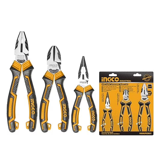 Ingco 3 Pcs High Leverage Pliers Set HKHLPS2831
