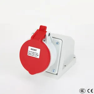 IP44 Surface Mounted Socket 4×16A 380/415V 4-Pin 1141
