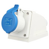 IP44 Surface Mounted Socket 3×32A 220/250V 3-Pin 1231