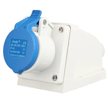 IP44 Surface Mounted Socket 3×32A 220/250V 3-Pin 1231