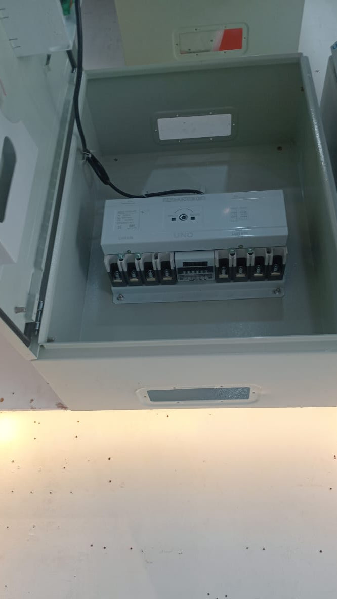 UNO Distribution Board DB 600x800x600mm 100A Manual Changeover Switch 4-Pole with Controller 4P