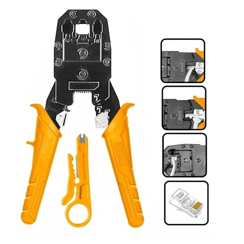 HMPCN2468R Modular Plug Crimper – 4P/6P/8P (P6C36)