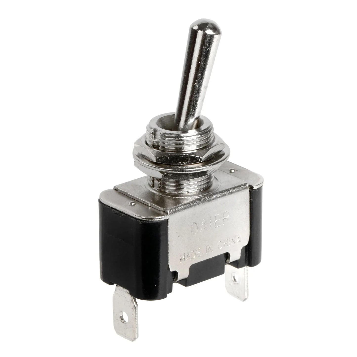 Heavy Duty KN3A-101 Toggle Switch, 2-Pin SPST ON-OFF Latching, 10A 250VAC / 15A 125VAC, 12mm Panel Mount
