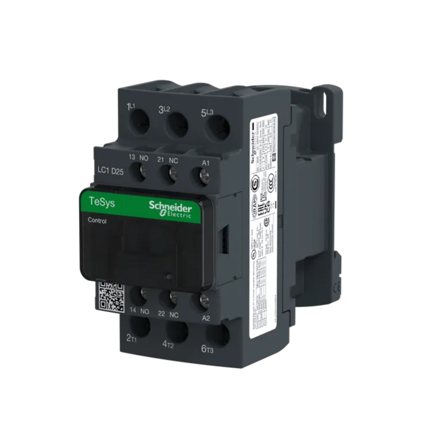 12A 3-Pole Contactor – Schneider Electric TeSys D LC1D12P7, 3NO, 230V AC Coil, AC-3 Rated, Up to 440V