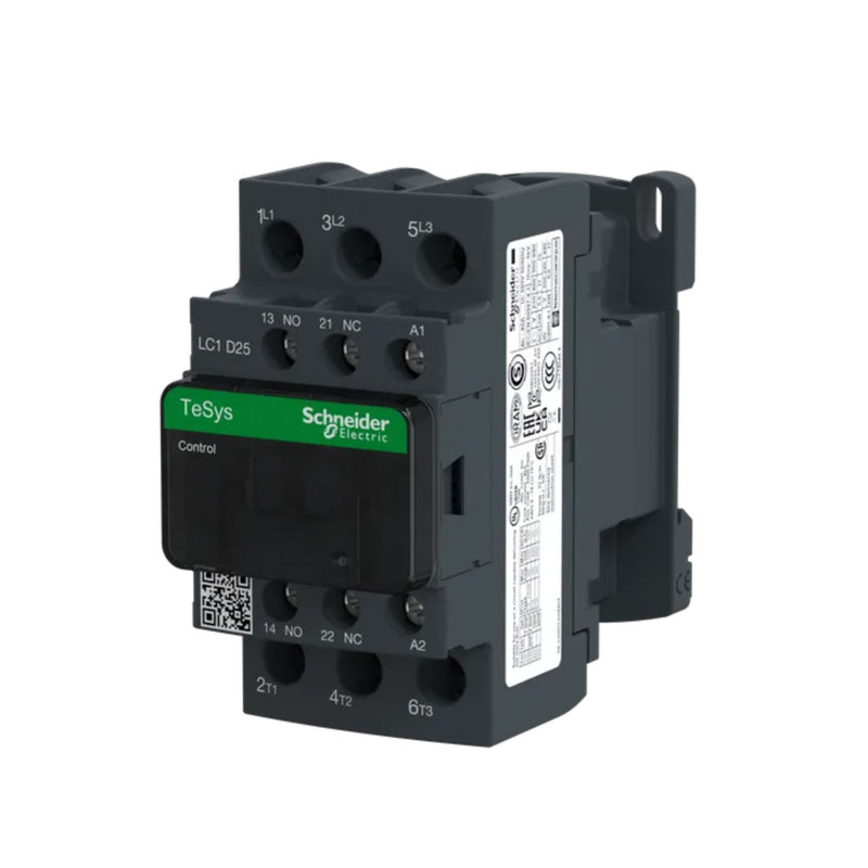 32A 3-Pole Contactor – Schneider Electric TeSys D LC1D32P7, 3NO, 230V AC Coil, AC-3 Rated, Up to 440V