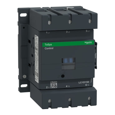 Contactor, 3P, 3NO, 150A (AC-3), Up to 440V, 230VAC Coil, TeSys D – Schneider Electric LC1D150P7