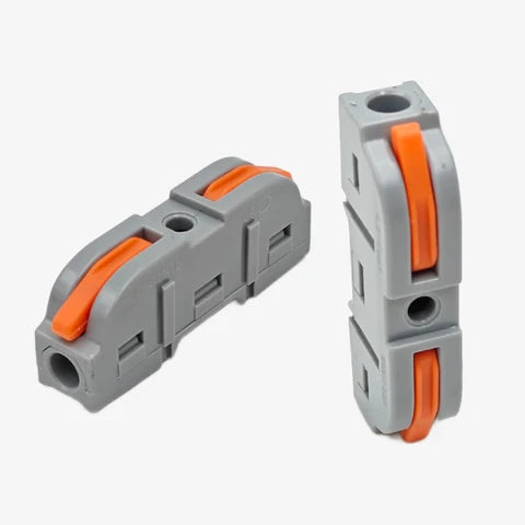 PCT-221 Quick Connector Terminal 1 In-1 Out Lever Wire Connector