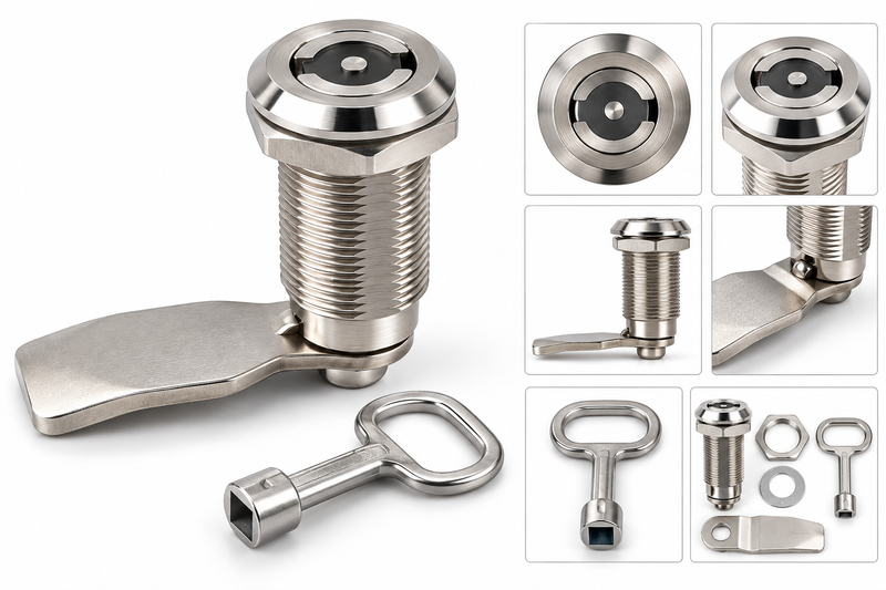 MS705-40 Stainless Steel Enclosure Cam Lock with Key