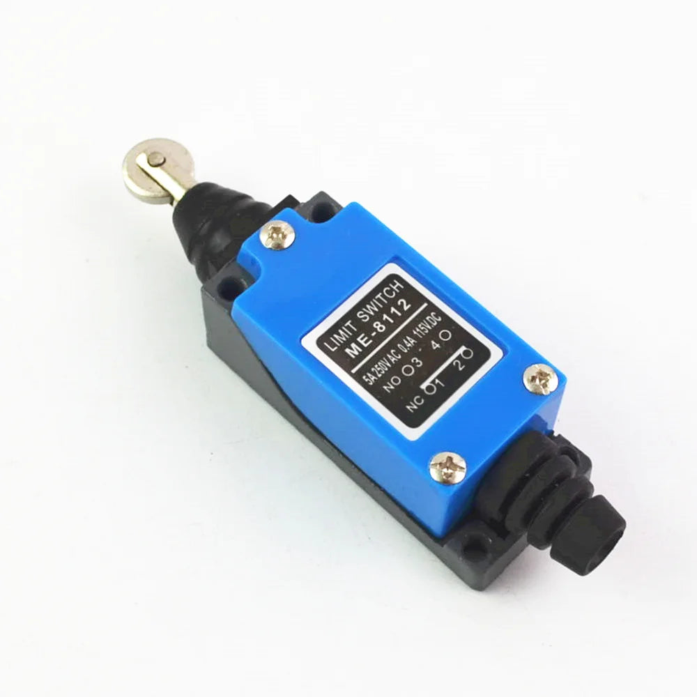 ME-8122 Limit Switch – 1NO+1NC, Vertical Roller Plunger, IP65, 5A 250V