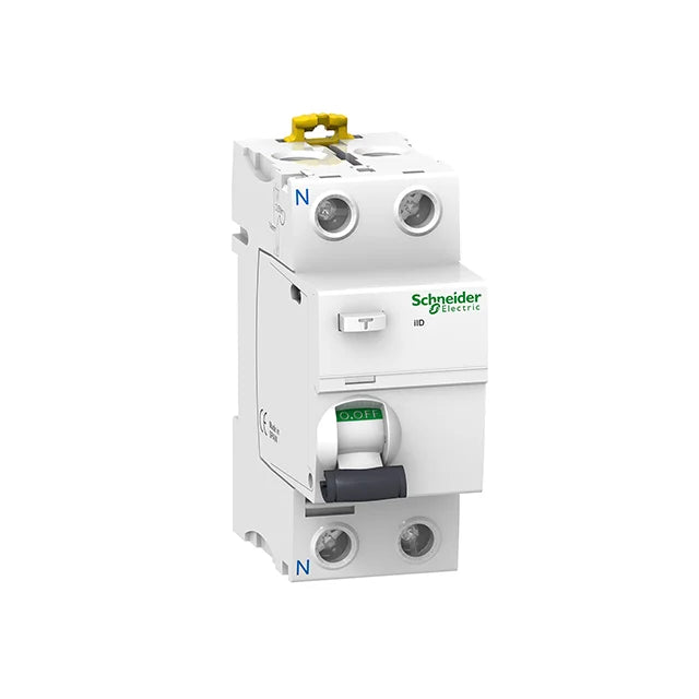 Acti 9 iID RCCB, 2-Pole, 25A, 30mA Leakage Protection, AC Type – Schneider Electric A9R41225